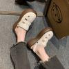 Two wear hollowed-out bag head sandals women's 2025 summer new hole hole Mori Roman shoes thick-soled half slippers women's outer wear