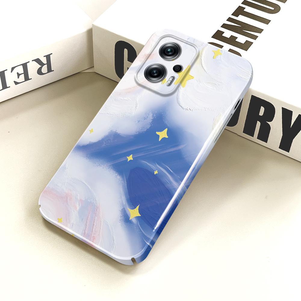 All-inclusive Film Phone Case Cartoon Pattern Design Hard Shell Full Cover Camera Shockproof Protection Case