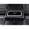For Toyota RAV4 2019-2025 Silver Steel Rear Armrest Water Cup Holder Panel 1PCS