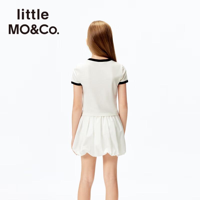 Little MO&Co. Bacteriostatic Girls' Slim-Fit Short Sleeve T-Shirt