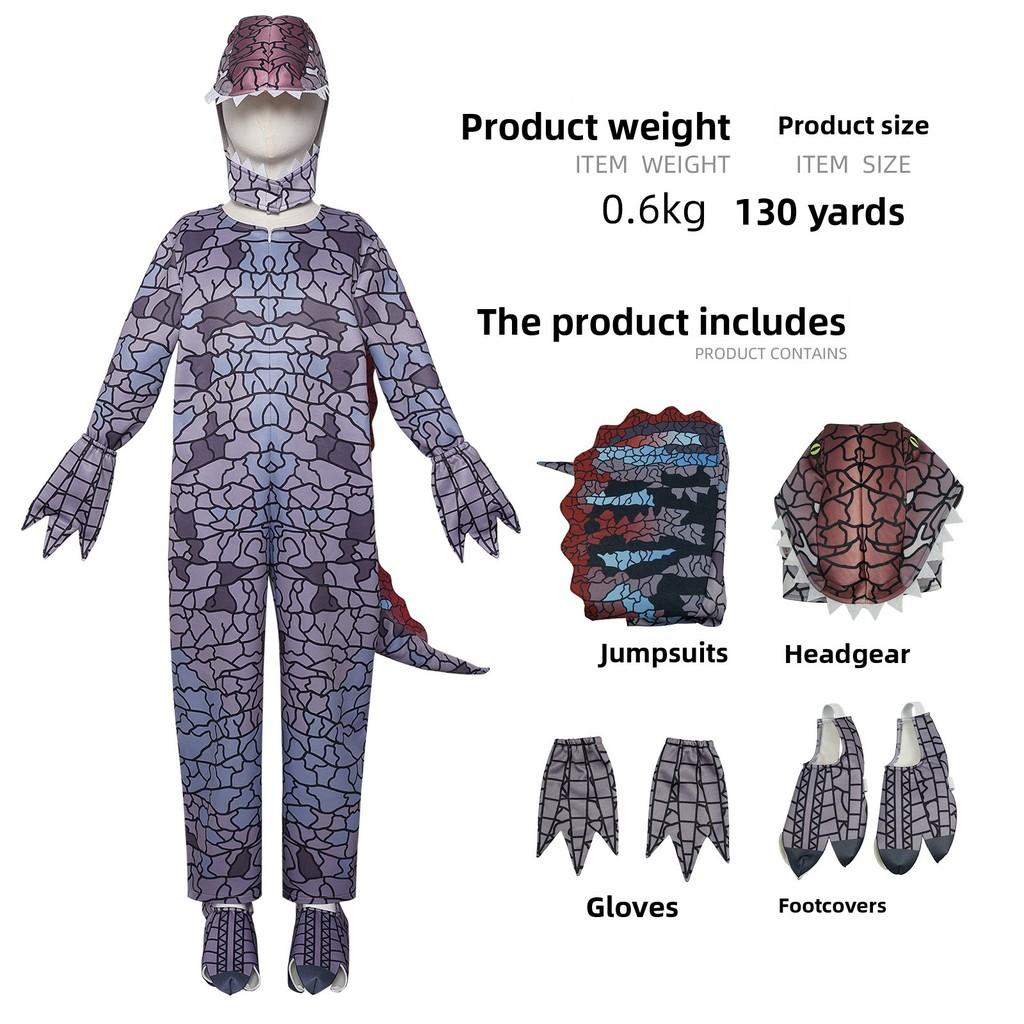 Dinosaur Costume Cosplay Top With Uniform Wool For Halloween Parties And Stage Performances