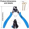 Multifunctional Round Nose Winding Coil Plier Gold Wire Wrapping Tool Jewelry Making Tool Rings Plier Wire Rolling Pliers
