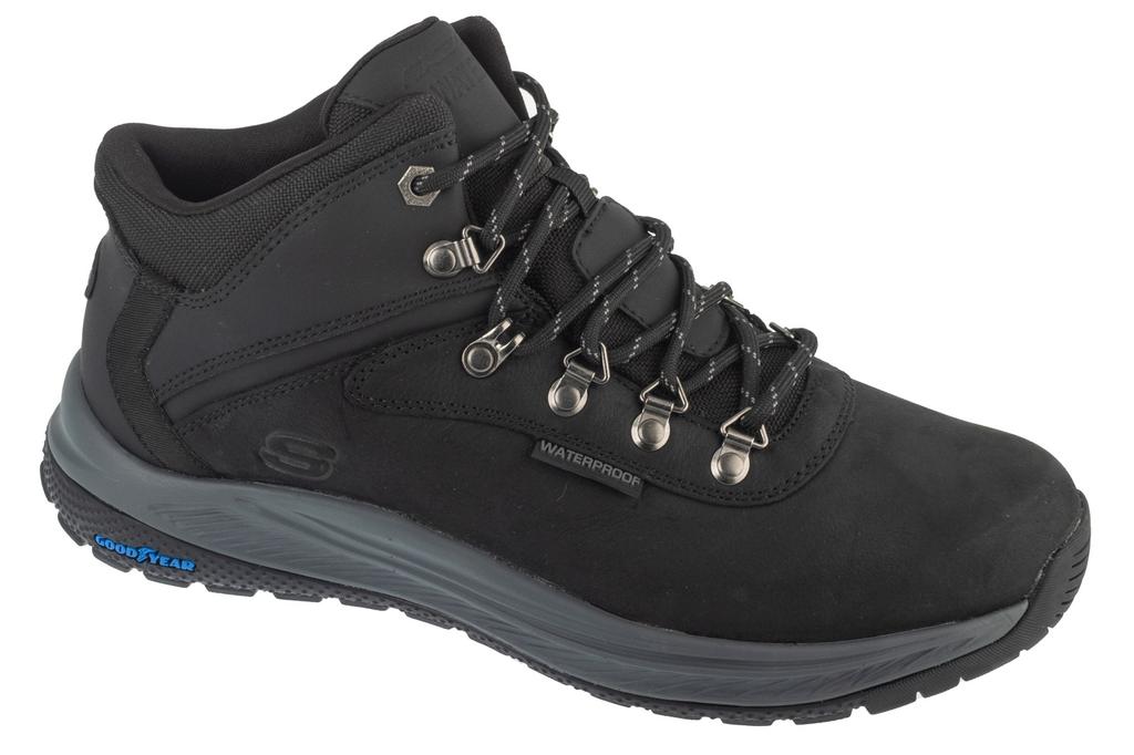Skechers Slip-Ins: Meroe - Pikeman, Mens Black Trekking Shoes