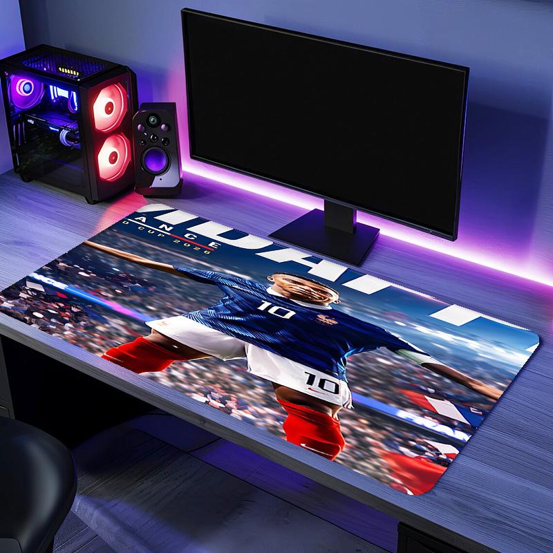 Kylian Mbappé Mouse Pad - Non-Slip Rubber Base, Smooth Surface for Work,Gaming,Office,And Home Use, Desk Mouse Pad