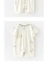 Cheng Bao Summer Baby Bodysuit Short Sleeve Modal Newborn Romper Pajamas