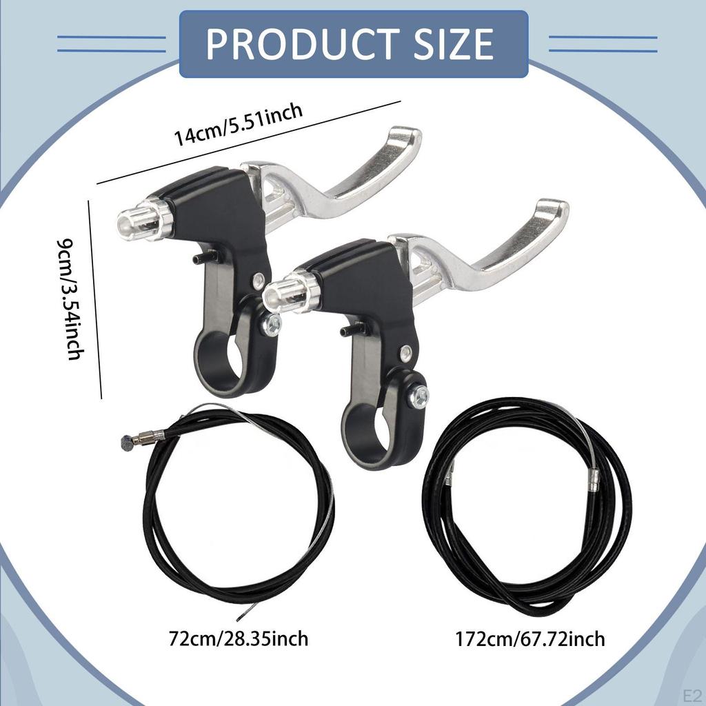 Brake Lever Set (front And Rear), Replacement Grips, Handlebar Components, DIY Workshop
