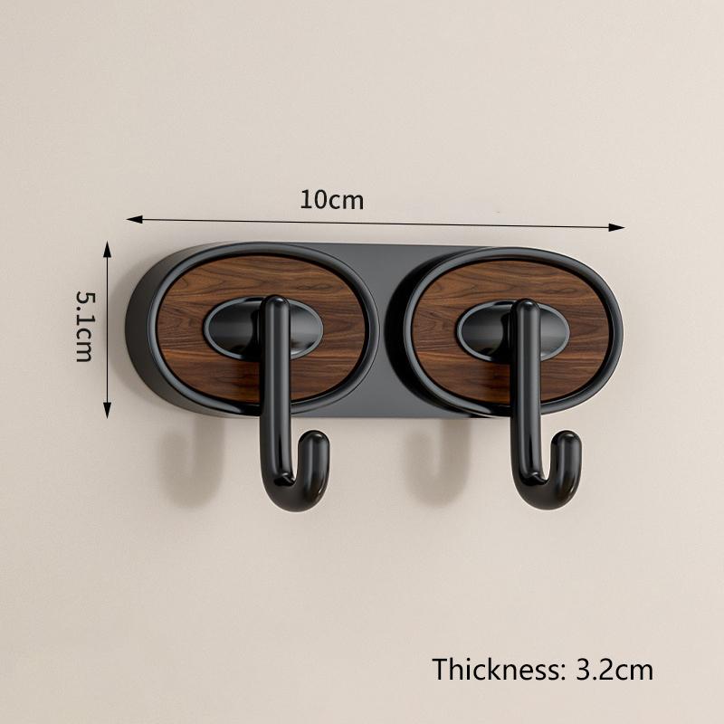 New Punch-free Oval Hook Single Hook Double Hook Triple Hook Four Hook Home Multi-function Hook Strong Hook Medieval Style