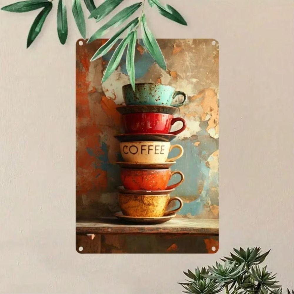 Tin Metal Wall Art Sign 20x30cm Vintage Home Decor