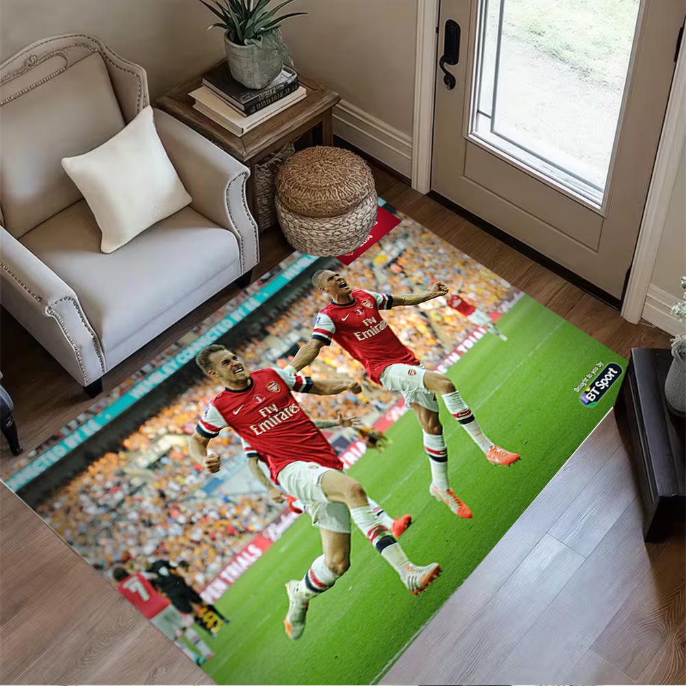 Ronaldo's Soccer Legend Floor Mat Design for Game Room Decorate room Dormitory Foyer Antislip Carpet Decorate Offices