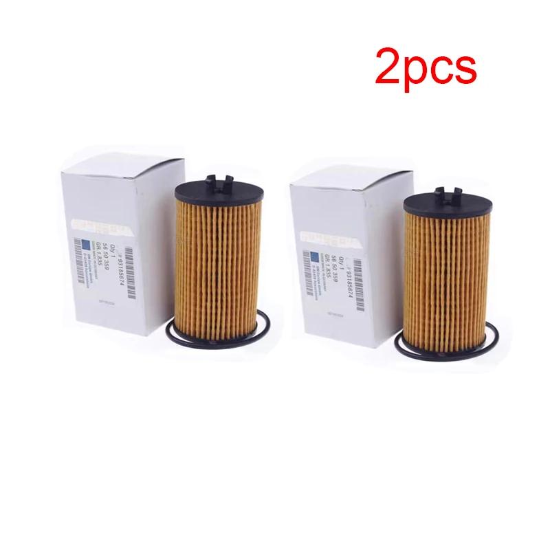 1/2/4pcs Car Original Oil Filter OEM 93185674 for Chevrolet Cruze Trax Orlando Aveo Opel  Astra Corsa Zafira Mokka Pontiac G3