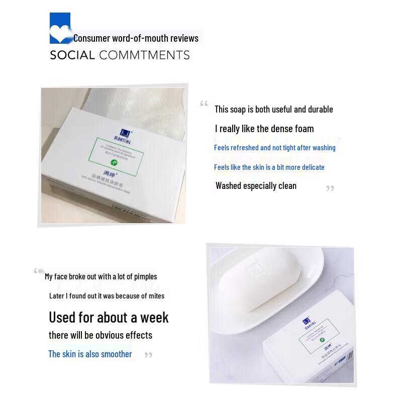 MANTING Mite Removal & Whitening Soap