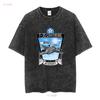 American Aircraft Stealth Fighter F35 lightning T Shirt long or short sleeves vintage Washed Versatile Casual streetwear Unisex