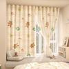 Velcro Blackout Curtains with Free Installation - Windproof & Punch-Free Door Voile