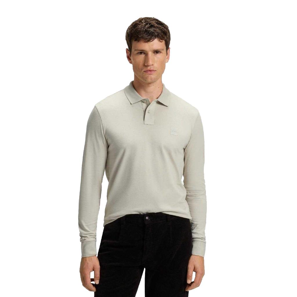 Boss Mens Passerby Long-Sleeved Polo Shirt