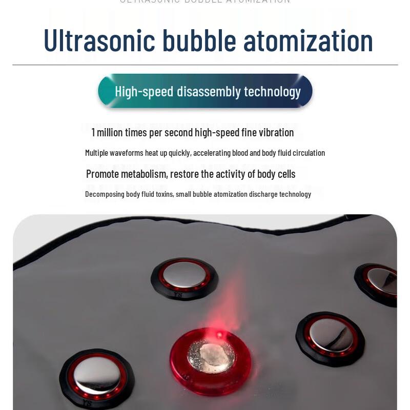 Ultrasonic Heated Vibration Massage Waist Belt