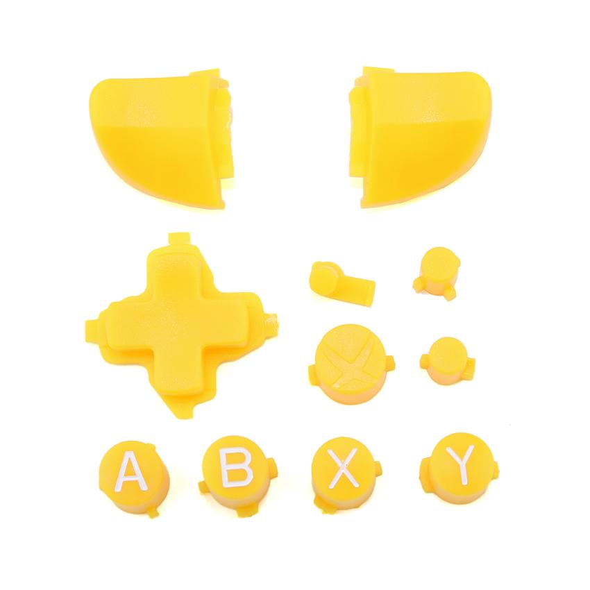 10 Colors/11 Piece Set Solid RT LT Trigger Buttons Mod Kit for Microsoft Xbox One S Slim Controller Analog Stick Dpad