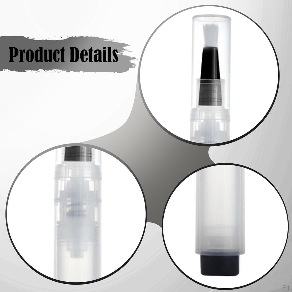6 Ml Paint Pen, Multi-purpose, for Cuticles, Transparent, Brush Doors, Cabinets,