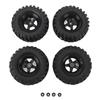 4pcs 1.9in RC Wheel Rims Tires Set For 1 10 RC Crawler Car Universal RC Crawler Wheel Rims Rubber Tires RC Accessories