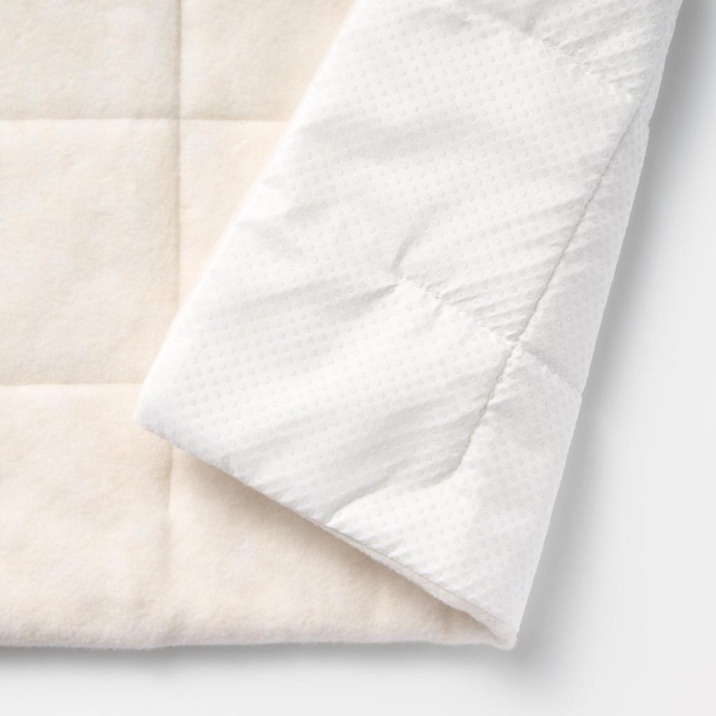 MUJI Mattress Single 100 X 200 Smooth 83412609 Non-Slip Pad, Ivory, Size, Cm, Fleece,