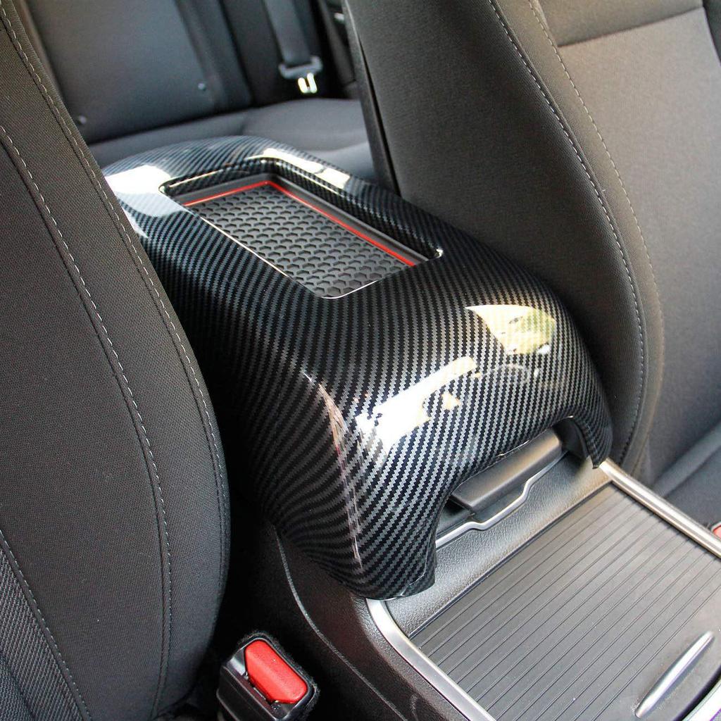 Carbon Fiber Armrest Cover for 16-21 Dodge Challenger/Charger