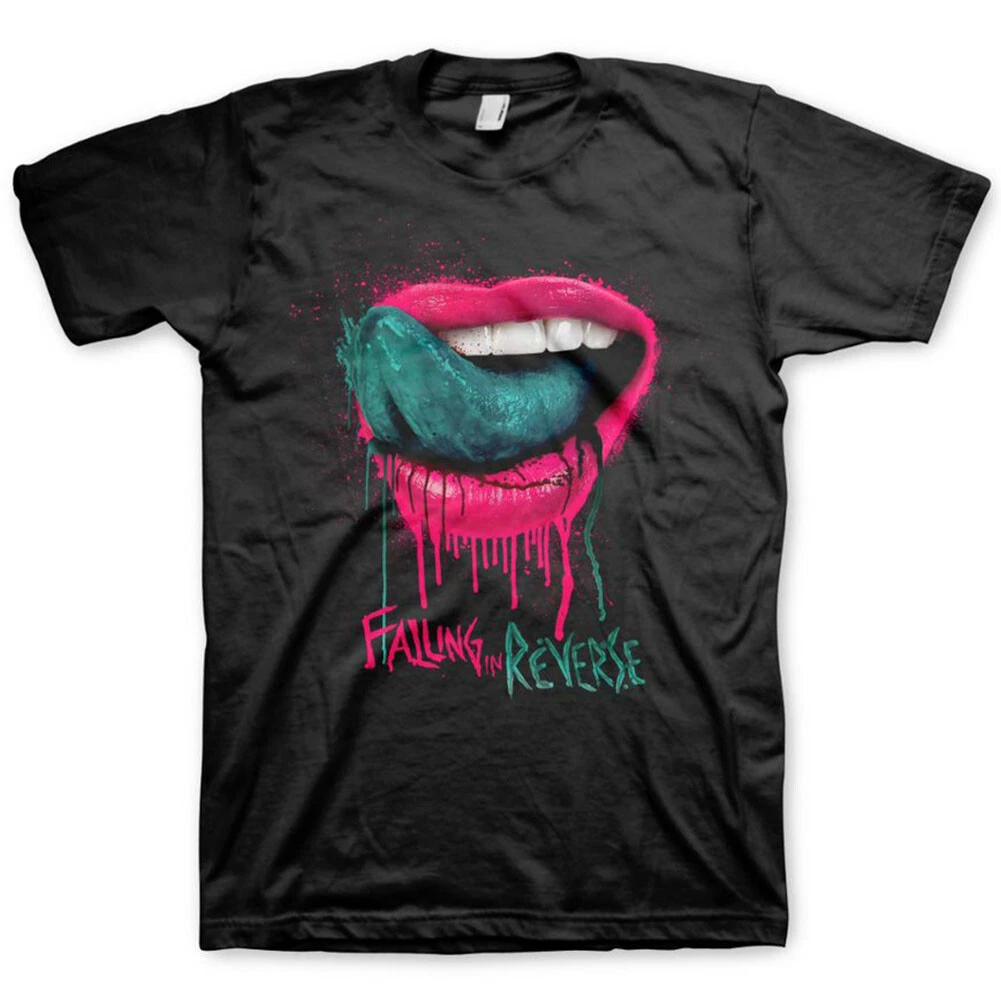 

Authentic FALLING IN REVERSE Lips Logo T-Shirt S M L XL 2XL NEW S
