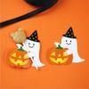 Ghost Pumpkin Style Kids Gift DIY Children Day for Toddler Party Supplies Halloween Lollipop Cards Candy Decorations