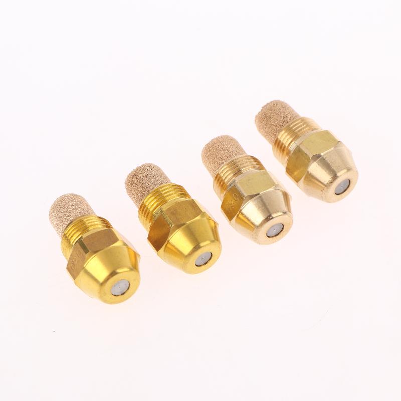 Brass Fuel Oil Nozzle High Heat Resistant High Precision for Agricultural Greenhouse Boiler Heating Oil Burners