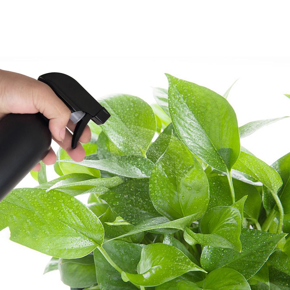 500ml Black Plastic Round Shoulder Spray Bottle for Oil Cleaner