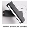 Modern LED Wall Lamp 350° Rotatable Sconce for Bedroom Living Room Bedside Stairs Indoor Home Decoration Lighting Fixture Lustre