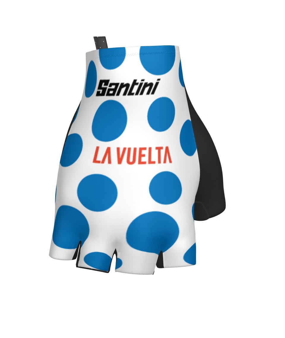 

Santini LA VUELTA - POLKA DOT JERSEY GLOVES XL Cycling Gloves