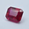 Red Ruby Loose Gemstone 7.15 Ct Emerald Shape for Jewelry Making and Gem Collections