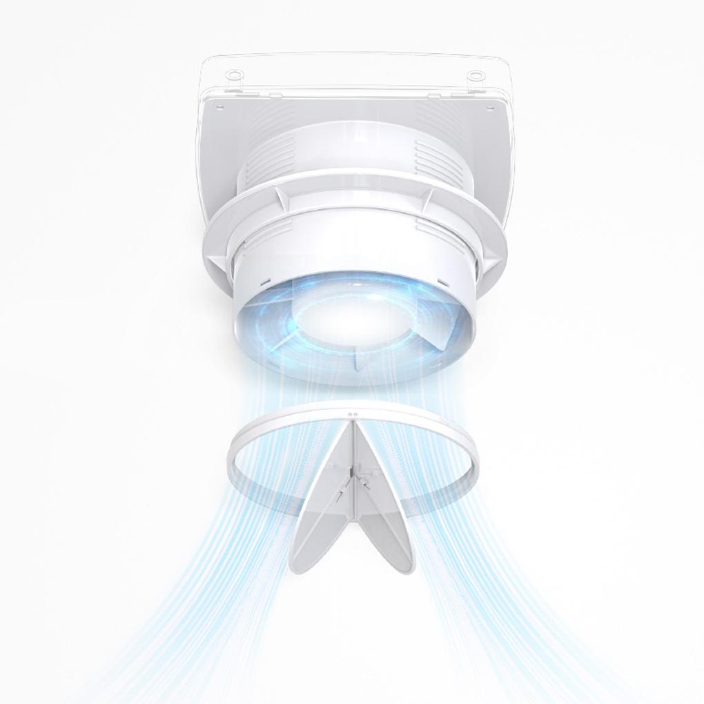 Bathroom Exhaust Fan 4 Inch Outlet Waterproof Air Window Wall Replaceable Improvement Vent Extractor Office