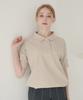 Raub Hidden Pique Top T-Shirt_Beige