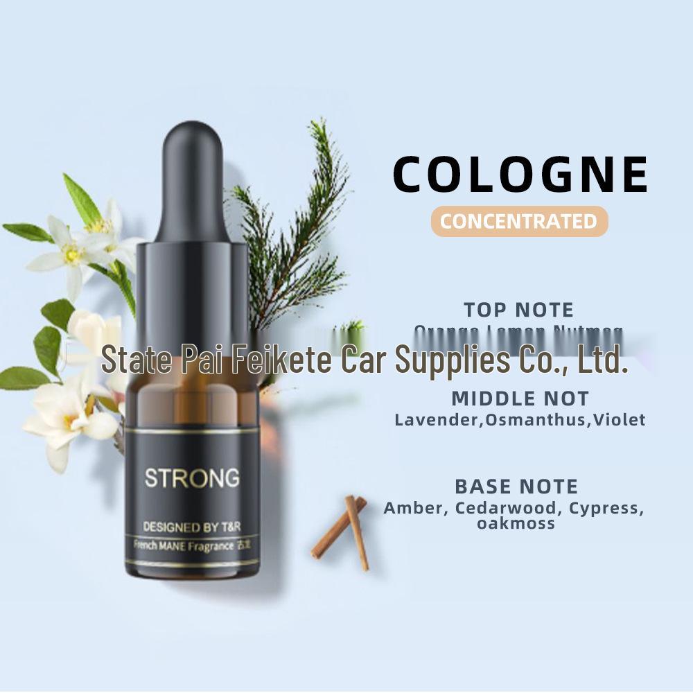 Car Air Freshener Set: Aromatherapy Essential Oils In Three Scents - Flower, Ocean, and Cologne