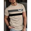 Summer Round Neck Short Sleeved Fashionable Casual Printed T-shirt