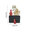 3D Cat Whisker Holder Refrigerator Magnet Pet Memorial Keepsake for Kitchen Office Locker Memo Board Garage Washing Machine