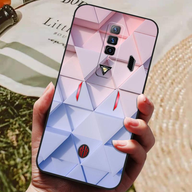

Для ZTE Nubia Red Magic 7 Чохол Модний Силіконовий М який ТПУ Задня Кришка для Глобальної Версії Nubia REDMAGIC 7 Pro Чохол Бампер For Red Magic 7 Pro