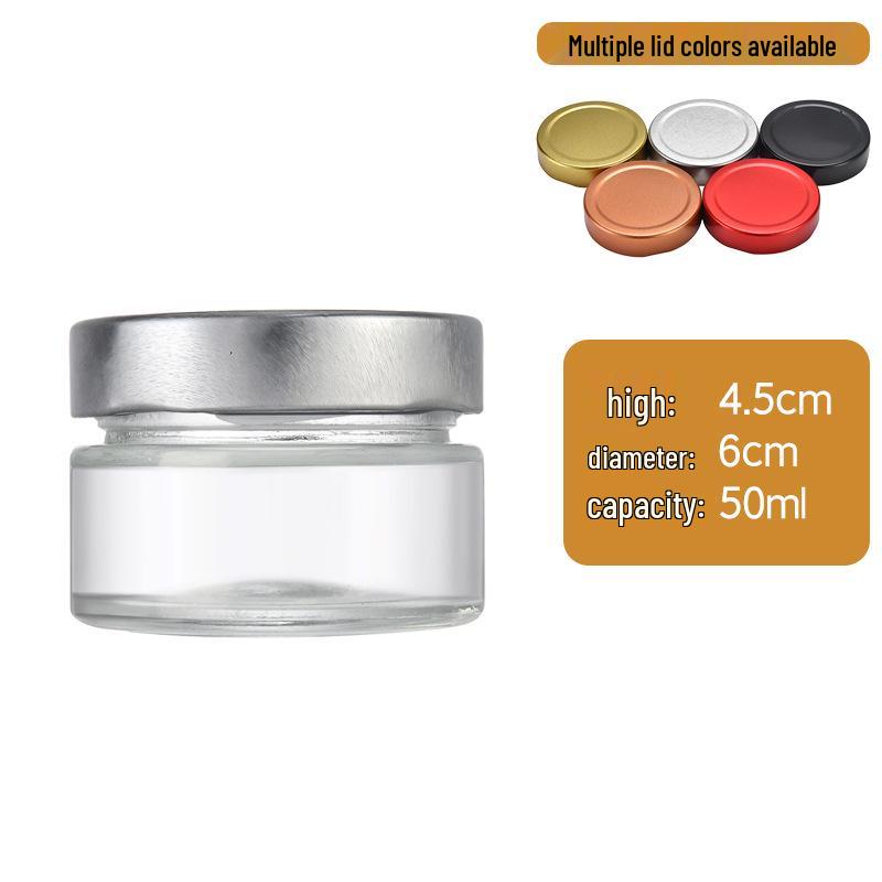 Large Capacity Round Pickle Dispensing Bottle with Lid, Moisture-Proof High Borosilicate Glass Jar