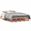 VidaXL Bed Frames Cherry Brown 120x190 Cm Solid Pine Wood, Bed, Solid Wood Bed Frame, Bedroom Furniture At 850865