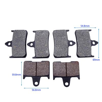 1 Set Motorcycle Front and Rear Brake Pads Brake Discs Motorbike Accessories for Honda X4 CB1300 D SC38 CB1300 CB1300D 1997-2000