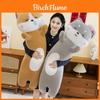 Shiba Inu Plush Pillow Soft Cotton Stuffed Toy For Girls Bedroom Decor