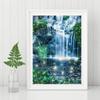 5D Diamond Painted Waterfall, Full Diamond Mosaic Landscape, Diamond Embroidery, Natural Scenery