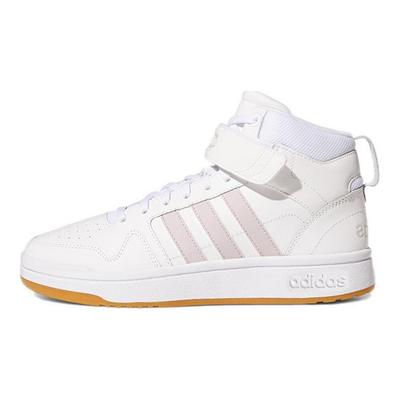 Postmove Mid Weiß Lila Damen Sneaker Schuhe-Weiß GW2906