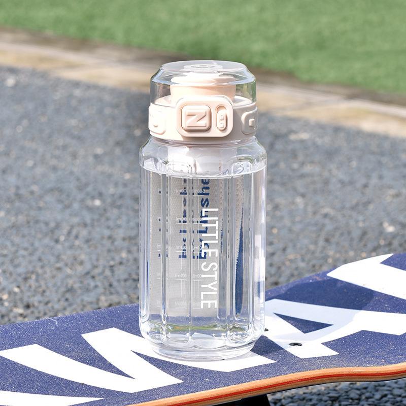 1PC 730ml Large Capacity Sports Water Bottle Leak Proof Colorful Plastic Cup Drinking Outdoor Travel Portable Gym Fitness Jugs