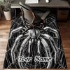 1PC Custom Name "Tarantula Web Design" Theme Floor Mat Ideal for Living Room, Game Rooms, Office, Bedroom,Floor Mat Playful Design