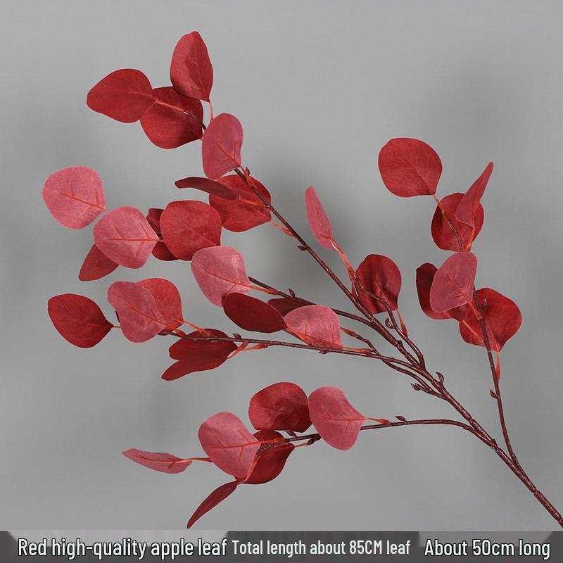 10-Piece Burgundy Floral Décor Set: Red-Toned Artificial Flowers, Mat, Aisle Runner, Wedding Decoration