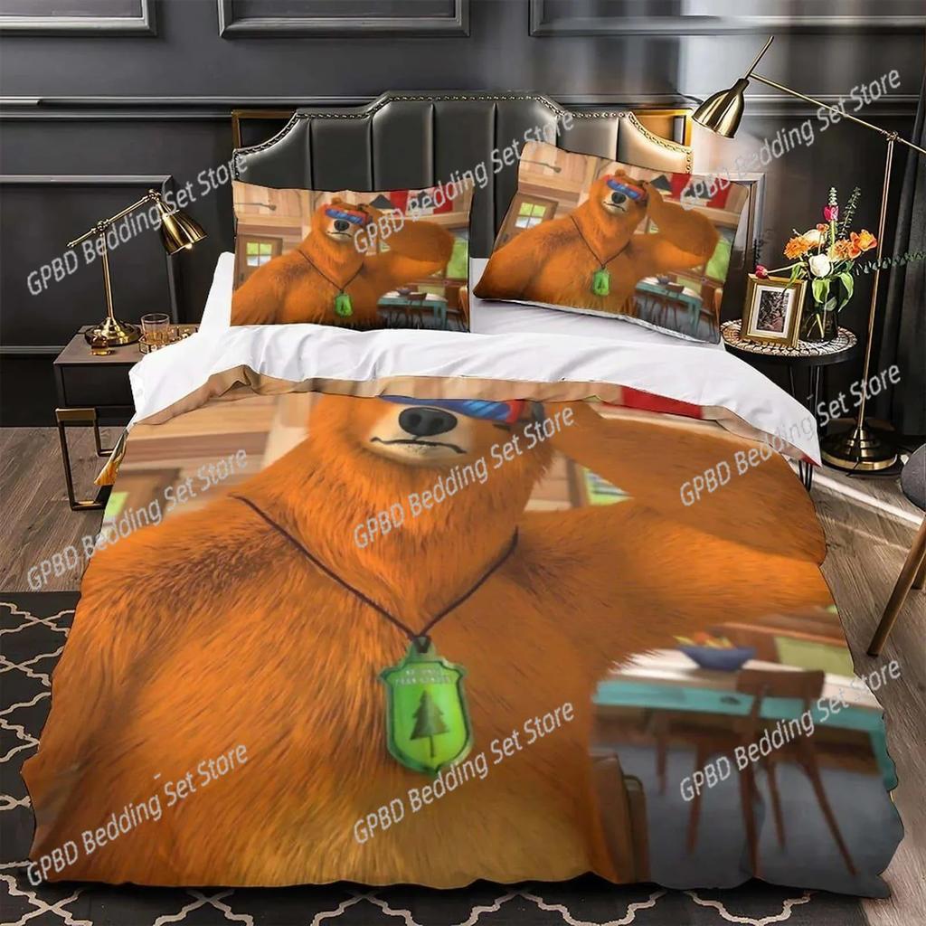 Anime Grizzy e i Lemming 3D NUOVO Copripiumino Federa Set Biancheria da Letto Adulto Ragazzo Ragazza Decorazione Camera da Letto Singolo Matrimoniale Grande