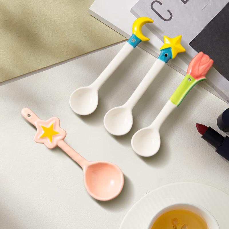 Cartoon Stainless Steel Long Handle Spoon