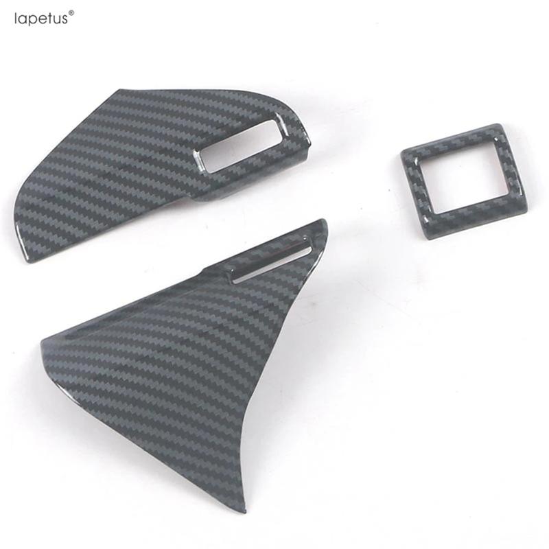 Nissan Qashqai J12 - 2024 için Gösterge Paneli Klima Havalandırma Çıkışı Direksiyon Simidi Çerçeve Kaplama Kapağı Karbon Fiber İç Aksesuar