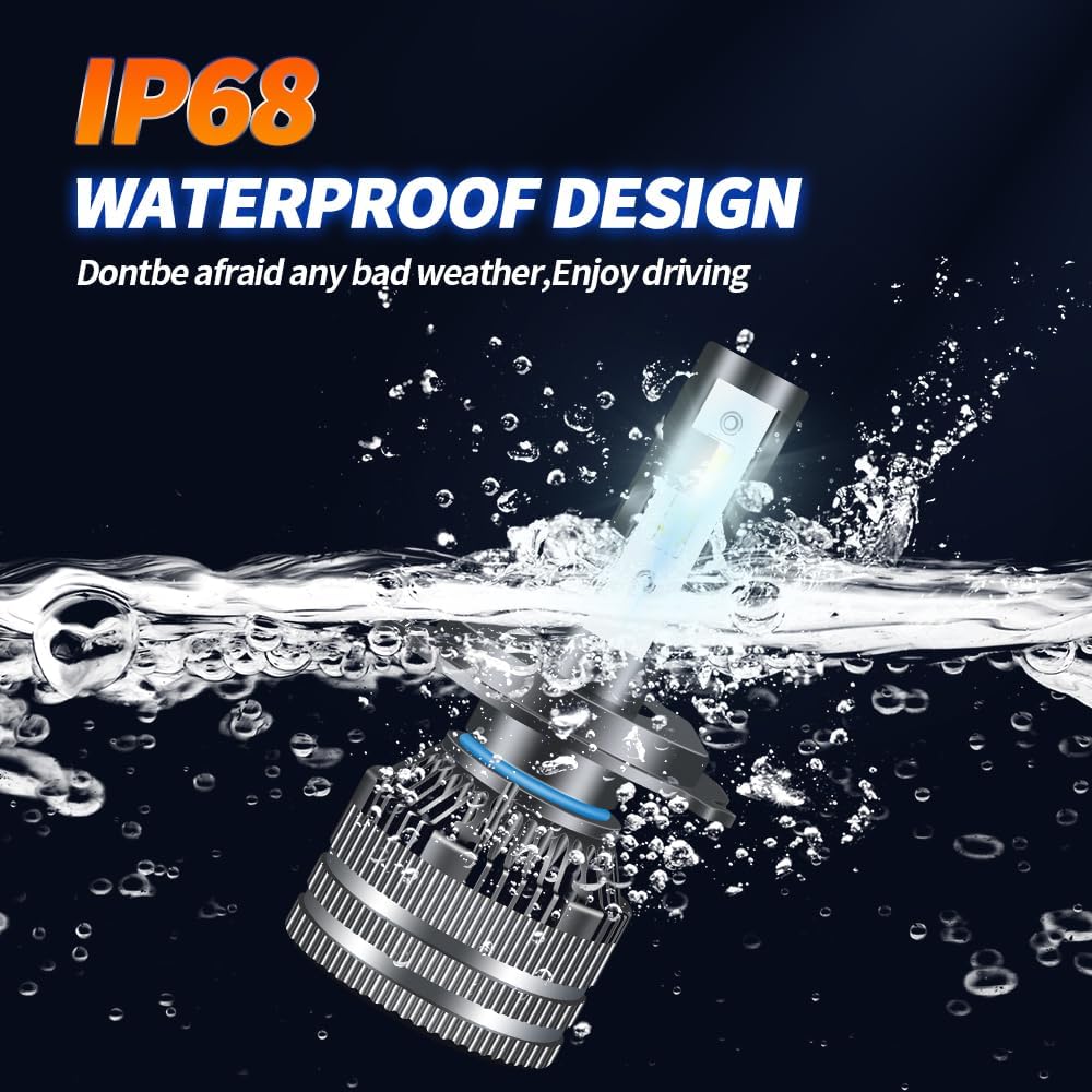 H4 9003 HB2 For Auto Led Bulb Car Headlight Low Beam High Beams Fog Light Bulbs Lights Head Front Full Lamp (Replacement Assembly White Illumination